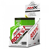 [해외]AMIX 카페인 함유 Rock´s 32g 20 단위 녹색 사과 에너지 젤 상자 7137381286