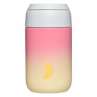 [해외]CHILLY 스테인리스 보온병 Coffee Mug Series 2 Gradient 340ml 4139802504 Yellow / Pink