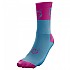 [해외]OTSO Multi-sport Medium Cut 라이트 Blue/Fluo Pink 양말 4137938003 Light Blue / Fluo Pink
