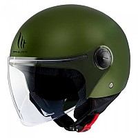 [해외]MT 헬멧s 오픈 페이스 헬멧 Street S Solid 9139979853 Matt Green