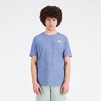 [해외]뉴발란스 Q Speed Jacquard 반팔 티셔츠 7140132432 Mercury Blue