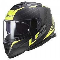 [해외]LS2 풀페이스 헬멧 FF800 Storm II Nerve 9140233749 Matt Black / Yellow