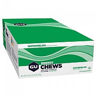 [해외]GU 에너지 츄 Energy Chews Watermelon 12 12 단위 1139955348 Multicolor