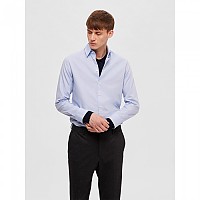 [해외]SELECTED 긴 소매 셔츠 Slimsoho-Detail 140228410 Cashmere Blue