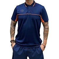 [해외]엄브로 프로 Training 액티브 반팔 폴로 셔츠 3140115294 Dark Navy / Vermillion Orange