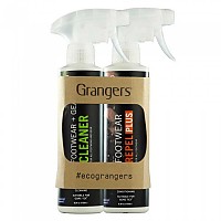 [해외]GRANGERS 세정제 및 발수제 Footwear & Gear Cleaner + Footwear Repel Plus 275ml 4139804110 Black / Green / Orange