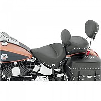 [해외]MUSTANG 좌석 와이드 Touring Solo Studded Conchos Harley Davidson 소프트ail 9140195844