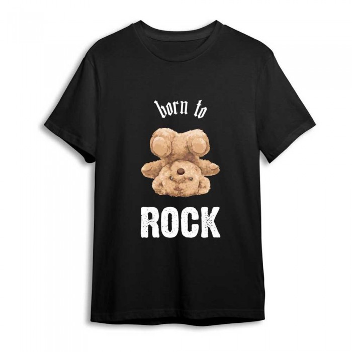 [해외]ROCK OR DIE Born To Rock 반팔 티셔츠 9139771405 Black