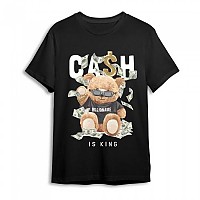 [해외]ROCK OR DIE Cash Is King 반팔 티셔츠 9139771407 Black