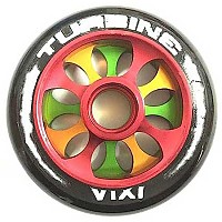 [해외]IXIA 스케이트 바퀴 Turbine 100 mm 14139828103 Red / Green / Black
