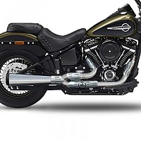 [해외]KESSTECH 슬립온 머플러 ESE 2-1 Harley Davidson FLHCS 1868 ABS 소프트ail Heritage Classic 114 Ref:229-5903-721 9140124206 Silver