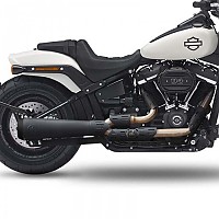 [해외]KESSTECH 슬립온 머플러 ESE 2-1 Harley Davidson FXFBS 1868 ABS 소프트ail Fat Bob 114 Ref:225-5903-751 9140124212 Black