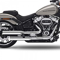 [해외]KESSTECH ESE 2-2 Harley Davidson FLFB 1750 ABS 소프트ail Fat Boy 107 Ref:180-2122-715 슬립온 머플러 9140124215 Chrome
