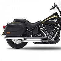 [해외]KESSTECH 슬립온 머플러 ESE 2-2 Harley Davidson FLFBS 1868 ABS 소프트ail Fat Boy 114 Ref:213-2112-711 9140124224 Chrome