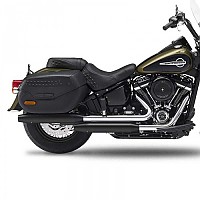 [해외]KESSTECH 슬립온 머플러 ESE 2-2 Harley Davidson FLFBS 1868 ABS 소프트ail Fat Boy 114 Ref:213-2112-761 9140124225 Black