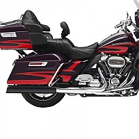 [해외]KESSTECH 슬립온 머플러 ESE 2-2 Harley Davidson FLHR 1750 ABS 로드 King 107 Ref:210-1442-762 9140124235 Black