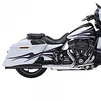 [해외]KESSTECH 슬립온 머플러 ESE 2-2 Harley Davidson FLHRXS 1868 ABS 로드 King Special 114 Ref:171-1442-769 9140124237 Black