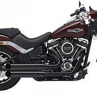[해외]KESSTECH 슬립온 머플러 ESE 2-2 Harley Davidson FLSB 1750 ABS 소프트ail Sport Glide 107 Ref:187-5109-759 9140124254 Black