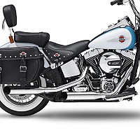 [해외]KESSTECH ESE 2-2 Harley Davidson FLSTC 1690 ABS Heritage 소프트ail Classic Ref:172-2112-719 슬립온 머플러 9140124258 Chrome