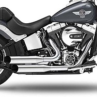 [해외]KESSTECH ESE 2-2 Harley Davidson FLSTC 1690 ABS Heritage 소프트ail Classic Ref:173-5109-749 슬립온 머플러 9140124259 Chrome