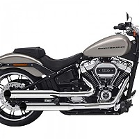 [해외]KESSTECH 슬립온 머플러 ESE 2-2 Harley Davidson FXBRS 1868 ABS 소프트ail Breakout 114 Ref:181-2122-719 9140124267 Chrome