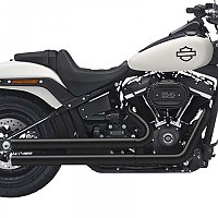 [해외]KESSTECH 슬립온 머플러 ESE 2-2 Harley Davidson FXFB 1750 ABS 소프트ail Fat Bob 107 Ref:184-5104-765 9140124273 Black