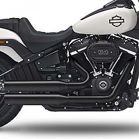 [해외]KESSTECH 슬립온 머플러 ESE 2-2 Harley Davidson FXFB 1750 ABS 소프트ail Fat Bob 107 Ref:184-5109-755 9140124274 Black