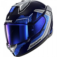 [해외]샤크 Skwal I3 Automatic 라이트s 풀페이스 헬멧 9139897162 Blue / Chrom / Silver