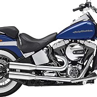 [해외]KESSTECH 슬립온 머플러 ESM2 2-2 Harley Davidson FLST 1450 Heritage 소프트ail Ref:084-5108-737 9140124315