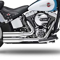 [해외]KESSTECH 슬립온 머플러 ESM2 2-2 Harley Davidson FLST 1450 Heritage 소프트ail Ref:084-5109-745 9140124316 Chrome