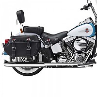 [해외]KESSTECH ESM2 2-2 Harley Davidson FLST 1450 Heritage 소프트ail Ref:1102-716 슬립온 머플러 9140124320 Chrome