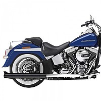 [해외]KESSTECH 슬립온 머플러 ESM2 2-2 Harley Davidson FLSTC 1584 Heritage 소프트ail Classic Ref:070-1102-766 9140124322 Black