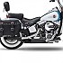 [해외]KESSTECH 슬립온 머플러 ESM2 2-2 Harley Davidson FLSTC 1584 Heritage 소프트ail Classic Ref:072-2112-769 9140124324 Black