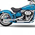 [해외]KESSTECH 슬립온 머플러 ESM2 2-2 Harley Davidson FXCW 1584 Rocker Ref:081-2112-719 9140124340 Chrome