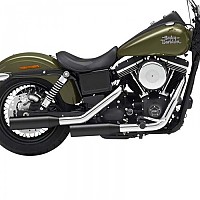 [해외]KESSTECH 슬립온 머플러 ESM2 2-2 Harley Davidson FXD 1450 Dyna Super Glide Ref:2132-765 9140124342 Black
