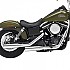 [해외]KESSTECH 슬립온 머플러 ESM2 2-2 Harley Davidson FXDB 1584 Dyna Street Bob Ref:070-2132-715 9140124343 Chrome