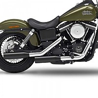 [해외]KESSTECH 슬립온 머플러 ESM2 2-2 Harley Davidson FXDB 1584 Dyna Street Bob Ref:070-2132-765 9140124344 Black