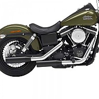 [해외]KESSTECH 슬립온 머플러 ESM2 2-2 Harley Davidson FXDB 1584 Dyna Street Bob Ref:090-2132-765 9140124348 Black