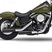 [해외]KESSTECH ESM2 2-2 Harley Davidson FXDI 1450 EFI Dyna Super Glide Ref:2132-765-6 슬립온 머플러 9140124350 Black