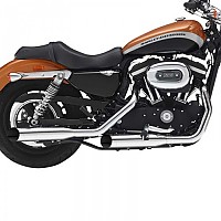 [해외]KESSTECH 슬립온 머플러 ESM2 2-2 Harley Davidson XL 1200 C Sportster Custom Ref:2352-719 9140124356 Chrome