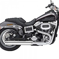 [해외]KESSTECH 슬립온 머플러 ESM3 2-1 Harley Davidson FLD 1690 Dyna Switchback Ref:120-1449-749 9140124358 Chrome