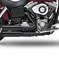[해외]KESSTECH 슬립온 머플러 ESM3 2-2 Harley Davidson FLD 1690 Dyna Switchback Ref:120-5139-757 9140124367 Black