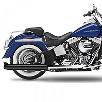 [해외]KESSTECH 슬립온 머플러 ESM3 2-2 Harley Davidson FLS 1690 소프트ail Slim Ref:120-1102-766 9140124373 Black