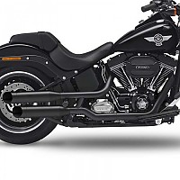 [해외]KESSTECH 슬립온 머플러 ESM3 2-2 Harley Davidson FLSS 1800 ABS 소프트ail Slim S Ref:161-2122-769 9140124381 Black