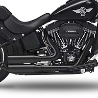 [해외]KESSTECH 슬립온 머플러 ESM3 2-2 Harley Davidson FLSS 1800 ABS 소프트ail Slim S Ref:161-5109-757 9140124383 Black