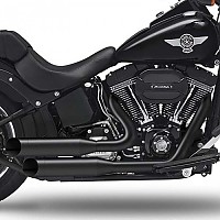 [해외]KESSTECH 슬립온 머플러 ESM3 2-2 Harley Davidson FLSS 1800 ABS 소프트ail Slim S Ref:167-5109-759 9140124384 Black
