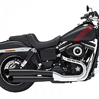 [해외]KESSTECH ESM3 2-2 Harley Davidson FXDF 1584 Dyna Fat Bob Ref:082-2132-769 슬립온 머플러 9140124391 Black