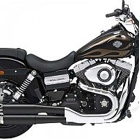 [해외]KESSTECH 슬립온 머플러 ESM3 2-2 Harley Davidson FXDF 1584 Dyna Fat Bob Ref:083-2132-765 9140124393 Black