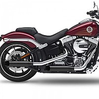 [해외]KESSTECH ESM3 2-2 Harley Davidson FXSB 1690 Breakout Ref:120-2112-769 슬립온 머플러 9140124397 Black