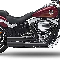 [해외]KESSTECH ESM3 2-2 Harley Davidson FXSB 1690 Breakout Ref:130-5109-759 슬립온 머플러 9140124399 Black